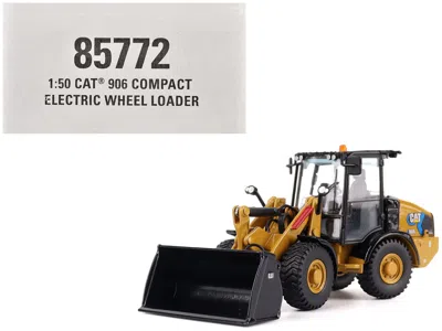 Diecast Masters Cat Caterpillar 906 Electric Compact Wheel Loader Yellow With Operator "high Line Series" 1/50 Dieca In Multi