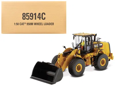 Diecast Masters Cat Caterpillar 950m Wheel Loader With Operator "core Classics" Series 1/50 Diecast Model By Diecast In Multi