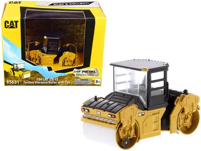 Diecast Masters Cat Caterpillar Cb-13 Tandem Vibratory Roller With Cab "play & Collect!" Series 1/64 Diecast Model B
