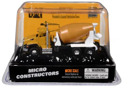 Diecast Masters Cat Caterpillar Ct660 Concrete Mixer Yellow "micro-constructor" Series Diecast Model By Diecast Mast In Multi