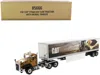 Diecast Masters Cat Caterpillar Ct660 Day Cab With Caterpillar Mural Dry Van Trailer "transport Series" 1/50 Diecast