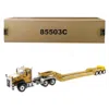 Diecast Masters Cat Caterpillar Ct660 Day Cab With Xl 120 Low-profile Hdg Lowboy Trailer & Operator Core Classics Se