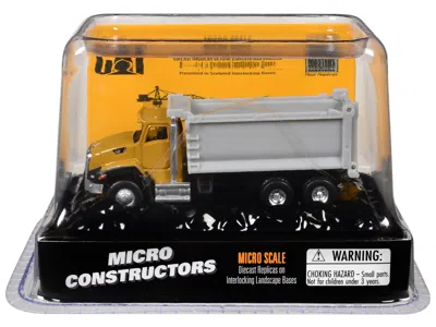 Diecast Masters Cat Caterpillar Ct660 Dump Truck Yellow "micro-constructor" Series Diecast Model By  In Multi