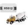 Diecast Masters Cat Caterpillar Ct681 Concrete Mixer High Line Series 1 By 87 Ho Scale Diecast Model Yellow & White