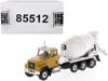 Diecast Masters Cat Caterpillar Ct681 Concrete Mixer Yellow And White "high Line" Series 1/87 (ho) Scale Diecast Mod