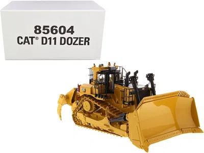 Diecast Masters Cat Caterpillar D11 Fusion Track-type Tractor Dozer With Operator "high Line" Series 1/50 Diecast Mo