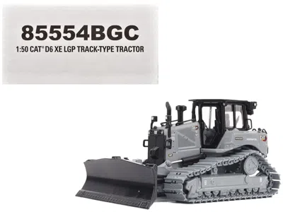 Diecast Masters Cat Caterpillar D6 Lgp Vpat Track Type Tractor With Operator Gray "centennial Series" 1/50 Diecast M