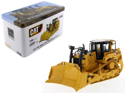 Diecast Masters Cat Caterpillar D8t Track Type Tractor Dozer With 8u Blade And Operator "high Line Series" 1/50 Diec