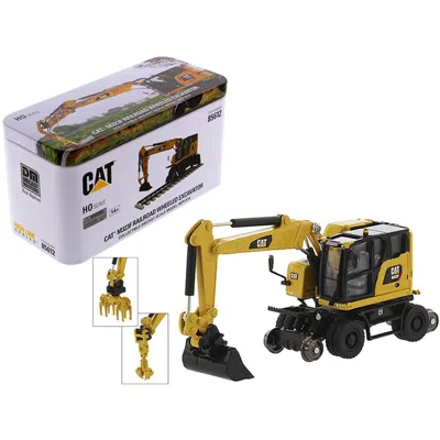 Diecast Masters Cat Caterpillar M323f Railroad Wheeled Excavator