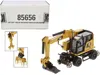 Diecast Masters Cat Caterpillar M323f Railroad Wheeled Excavator With 3 Accessories (cat Yellow Version) "high Line"
