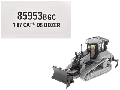 Diecast Masters Cat D5 Track-type Dozer Centennial Gray With Operator High Line Series 1/87 Ho Diecast Model By Diec