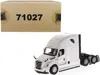 Diecast Masters Freightliner New Cascadia Sleeper Cab Truck Tractor Pearl White 1/50 Diecast Model By Diecast Master In White