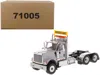 Diecast Masters International Hx520 Day Cab Tandem Tractor Light Grey 1/50 Diecast Model By