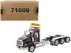 Diecast Masters International Hx620 Day Cab Tridem Tractor Black 1/50 Diecast Model By