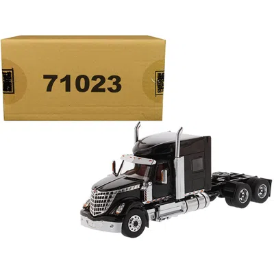 Diecast Masters International Lonestar Sleeper Cab Truck Tractor 1 By 50 Diecast Model, Black