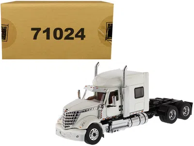 Diecast Masters International Lonestar Sleeper Cab Truck Tractor White 1/50 Diecast Model By