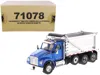 Diecast Masters Kenworth T880s Sffa Tandem Axle With Pusher Axle Ox Stampede Dump Truck Blue And Chrome "transport S