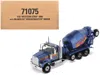 Diecast Masters Western Star 4900 With Bridgemaster Mcneilus Mixer Blue Metallic "transport Series" 1/50 Diecast Mod In Blue
