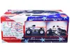 Diecast Model Amt Skill 1 Snap Model Kit Chevrolet Silverado "usa-1" Monster Truck 1/32 Scale Model By Amt