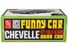 Diecast Model Amt Skill 2 Model Kit 1965 Chevrolet Chevelle Awb Funny Car "time Machine" 1/25 Scale Model By Amt