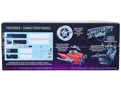 Diecast Model Amt Skill 2 Model Kit 1970 Chevrolet Chevelle Ss "john Wick" (2014) Movie 1/25 Scale Model By Amt In Blue