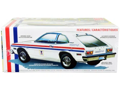 Diecast Model Amt Skill 2 Model Kit 1977 Ford Pinto "united States Postal Service (usps)" 1/25 Scale Model By Amt In White