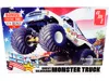 Diecast Model Amt Skill 2 Model Kit Chevrolet Silverado "usa-1" Monster Truck 1/25 Scale Model By Amt