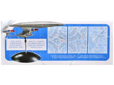 Diecast Model Amt Skill 2 Model Kit U. S.s. Enterprise Ncc-1701-d Space Ship "star Trek: The Next Generation" (1987) T In Blue