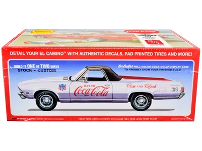Diecast Model Amt Skill 3 Model Kit 1968 Chevrolet El Camino Ss And Soap Box Derby Racing Car 2 In 1 Kit "coca-cola" 1 In Blue