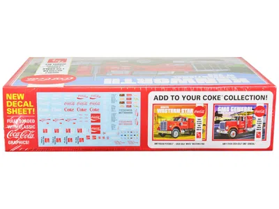 Diecast Model Amt Skill 3 Model Kit Kenworth Conventional W-925 Tractor Truck "coca-cola" 1/25 Scale Model By Amt In Multi
