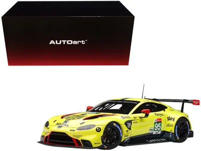 Diecast Model Autoart 2018 Aston Martin Vantage Gte #95 Sorensen - Thiim - Turner Le Mans Pro 1/18 Model Car By Autoart In Yellow