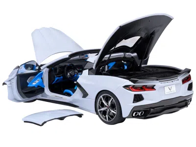 Diecast Model Autoart 2020 Chevrolet Corvette C8 Stingray Ceramic Matrix Gray Metallic 1/18 Model Car By Autoart In Purple