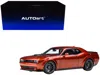 Diecast Model Autoart 2022 Dodge Challenger R/t Scat Pack Widebody Sinamon Stick Orange 1/18 Model Car By Autoart