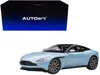 Diecast Model Autoart Aston Martin Db11 Q Frosted Glas Blue With Black Top 1/18 Model Car By Autoart