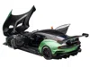 Diecast Model Autoart Aston Martin Vulcan Apple Tree Green Metallic With Orange Accents And Carbon Top 1/18 Model Car By A
