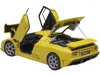 Diecast Model Autoart Bugatti Eb110 Ss Super Sport Giallo Bugatti Yellow With Silver Wheels 1/18 Model Car By Autoart