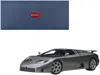Diecast Model Autoart Bugatti Eb110 Ss Super Sport Grigio Metalizzatto Silver Metallic With Silver Wheels 1/18 Model Car B