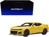 Diecast Model Autoart Chevrolet Camaro Zl1 Bright Yellow 1/18 Model Car By Autoart
