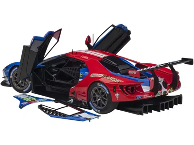 Diecast Model Autoart Ford Gt #68 Sebastien Bourdais - Joey Hand - Dirk Muller 24h Of Le Mans (2019) 1/18 Model Car By Aut In Red