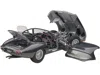 Diecast Model Autoart Jaguar Lightweight E Type Roadster Rhd (right Hand Drive) Dark Gray 1/18 Model Car By Autoart