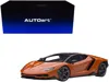 Diecast Model Autoart Lamborghini Centenario Arancio Argos / Pearl Orange With Carbon Top 1/18 Model Car By Autoart