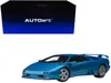 Diecast Model Autoart Lamborghini Diablo Se30 Blu Sirena Blue Metallic 1/18 Model Car By Autoart