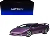 Diecast Model Autoart Lamborghini Diablo Se30 Viola Purple Metallic 1/18 Model Car By Autoart