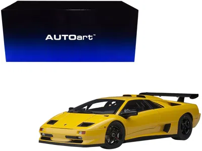 Diecast Model Autoart Lamborghini Diablo Sv-r Superfly Yellow 1/18 Model Car By Autoart In Pink