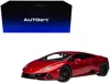 Diecast Model Autoart Lamborghini Huracan Evo Rosso Bia Red Metallic 1/18 Model Car By Autoart