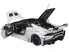 Diecast Model Autoart Lamborghini Huracan Gt "lb-silhouette Works" White With Black 1/18 Model Car By Autoart