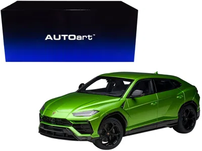 Diecast Model Autoart Lamborghini Urus Verde Selvans Pearl Green 1/18 Model Car By Autoart In Multi