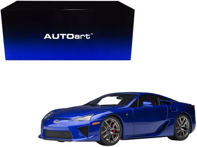 Diecast Model Autoart Lexus Lfa Pearl Blue Metallic 1/18 Model Car By Autoart In Animal Print