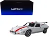 Diecast Model Autoart Lotus Europa Special White With Red Stripe And Graphics "the Circuit Wolf" 1/18 Model Car By Autoart