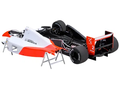 Diecast Model Autoart Mclaren Honda Mp4/6 #2 Gerhard Berger Winner Formula One F1 Japanese Gp (1991) (without Mclaren Logo In White